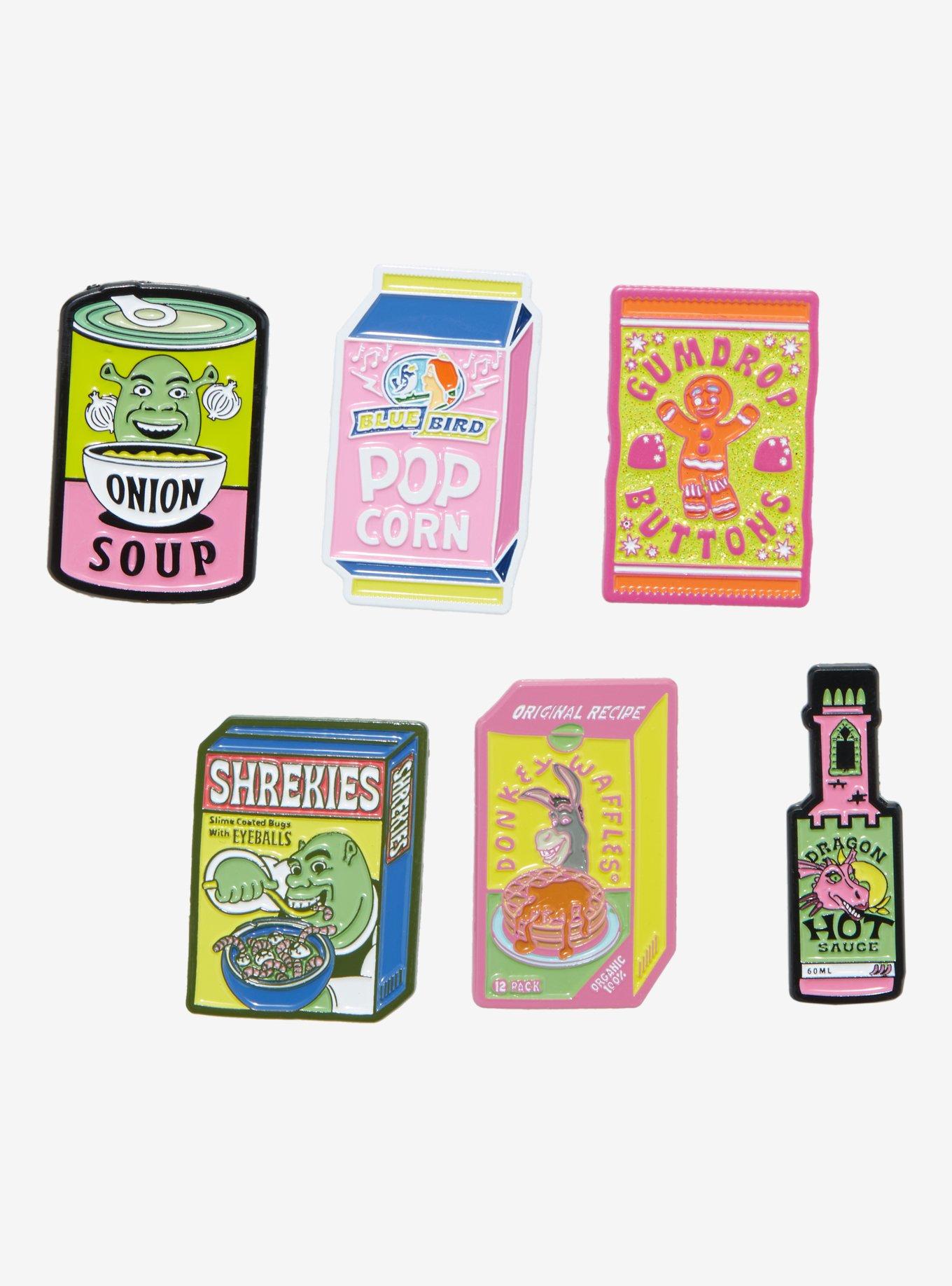 Shrek Food Characters Blind Box Enamel Pin, , hi-res