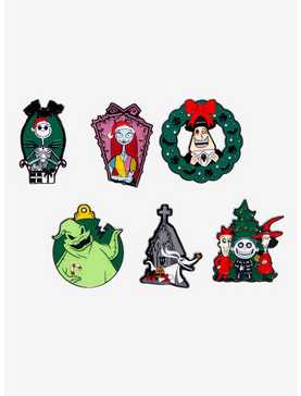 Loungefly The Nightmare Before Christmas Holiday Blind Box Enamel Pin, , hi-res