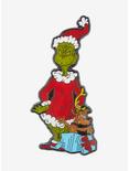 Loungefly How The Grinch Stole Christmas! Santa Enamel Pin, , hi-res