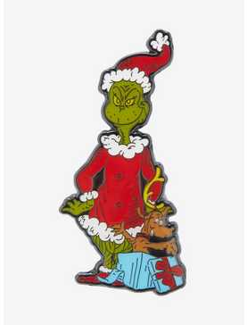 Loungefly How The Grinch Stole Christmas! Santa Enamel Pin, , hi-res