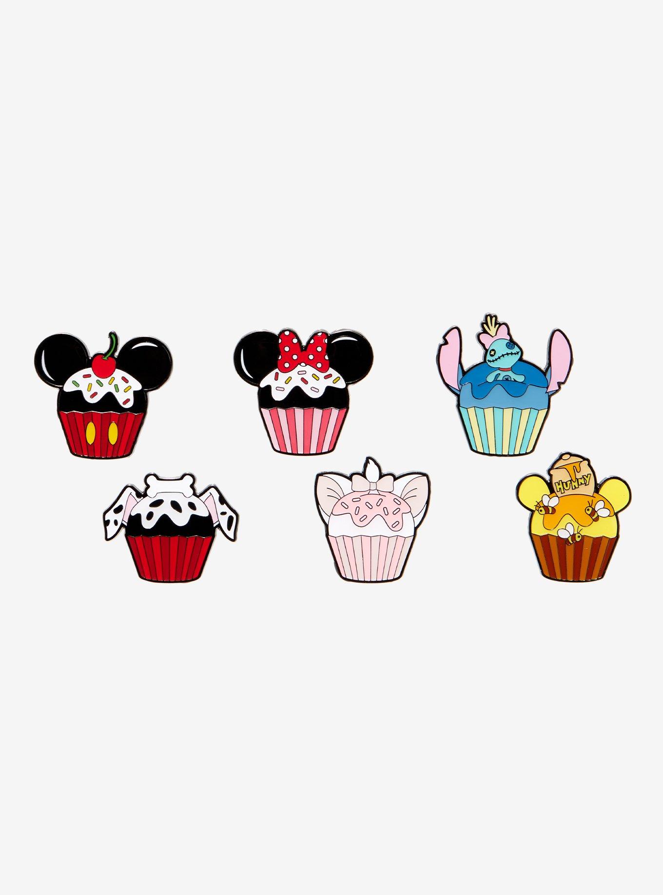 Loungefly Disney Character Cupcake Blind Box Enamel Pin