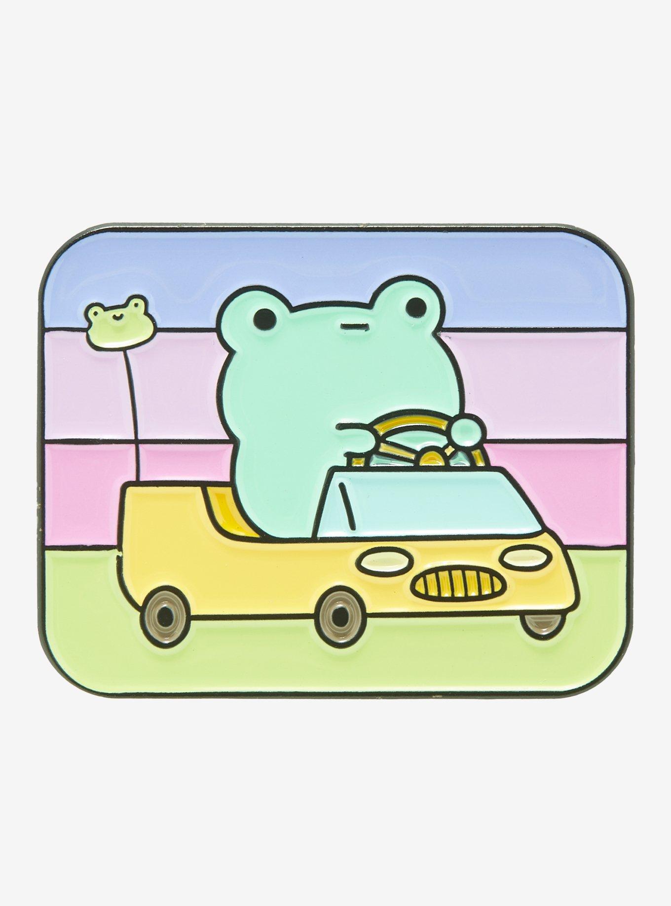 Car Frog Enamel Pin By Robot Dance Battle, , hi-res