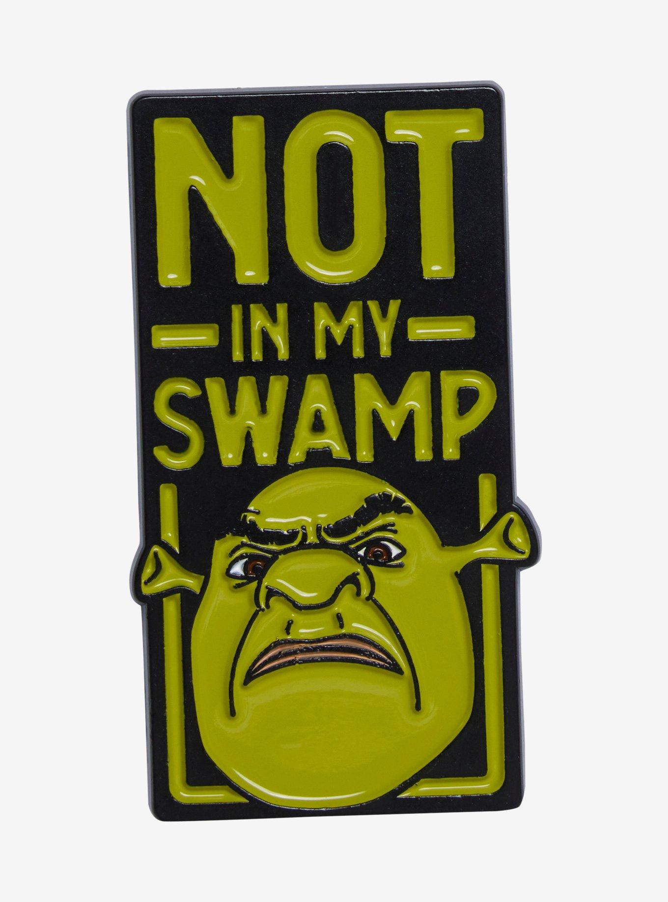 Shrek Not In My Swamp Enamel Pin, , hi-res