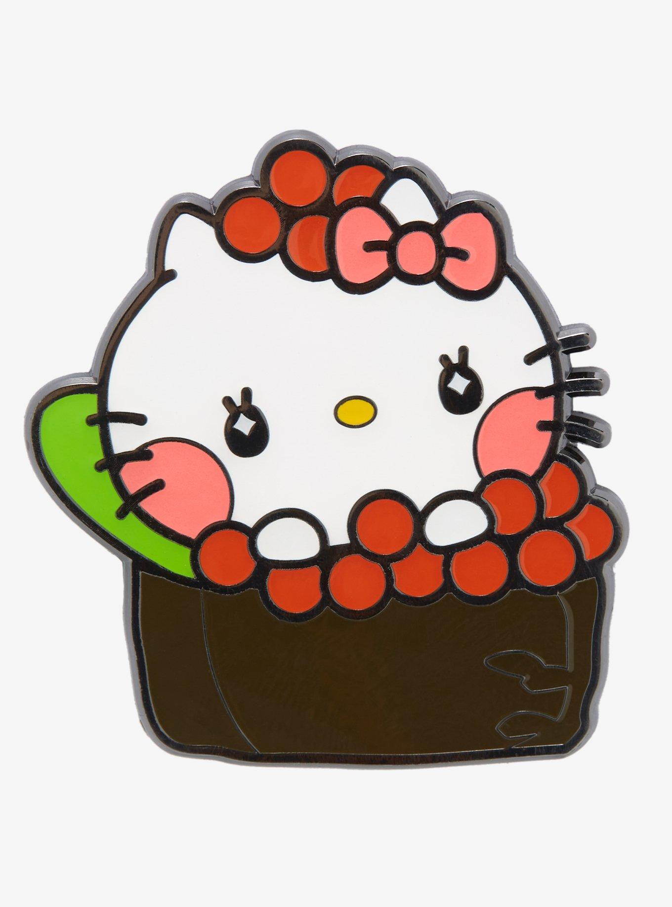 Hello Kitty Sushi Chibi Enamel Pin, , hi-res