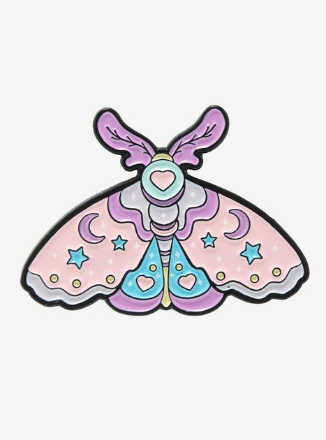 Pastel Celestial Moth Enamel Pin | Hot Topic