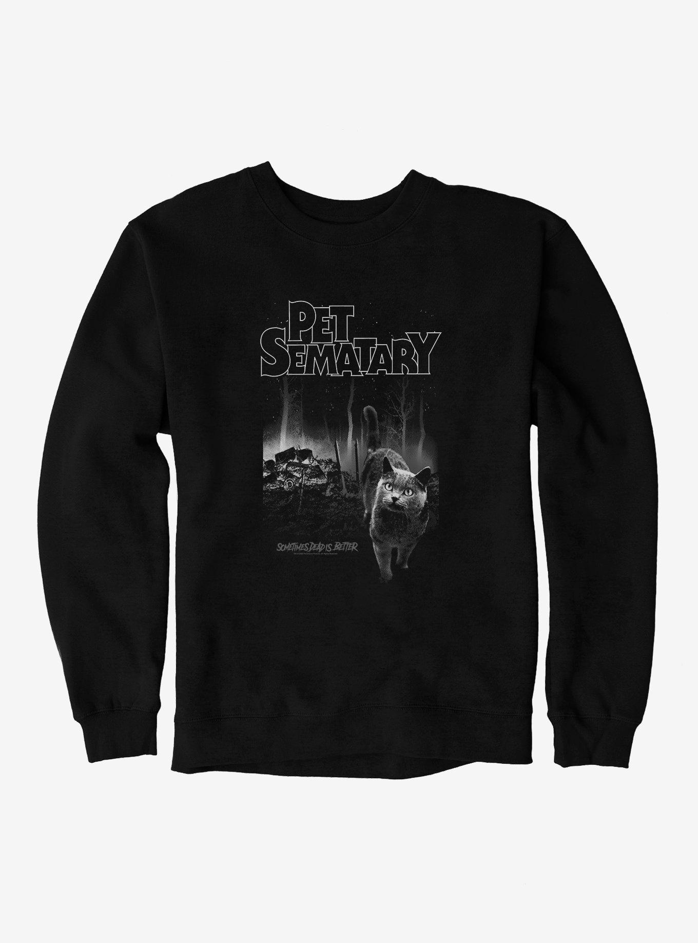 Pet Sematary Church The Cat Sweatshirt, BLACK, hi-res