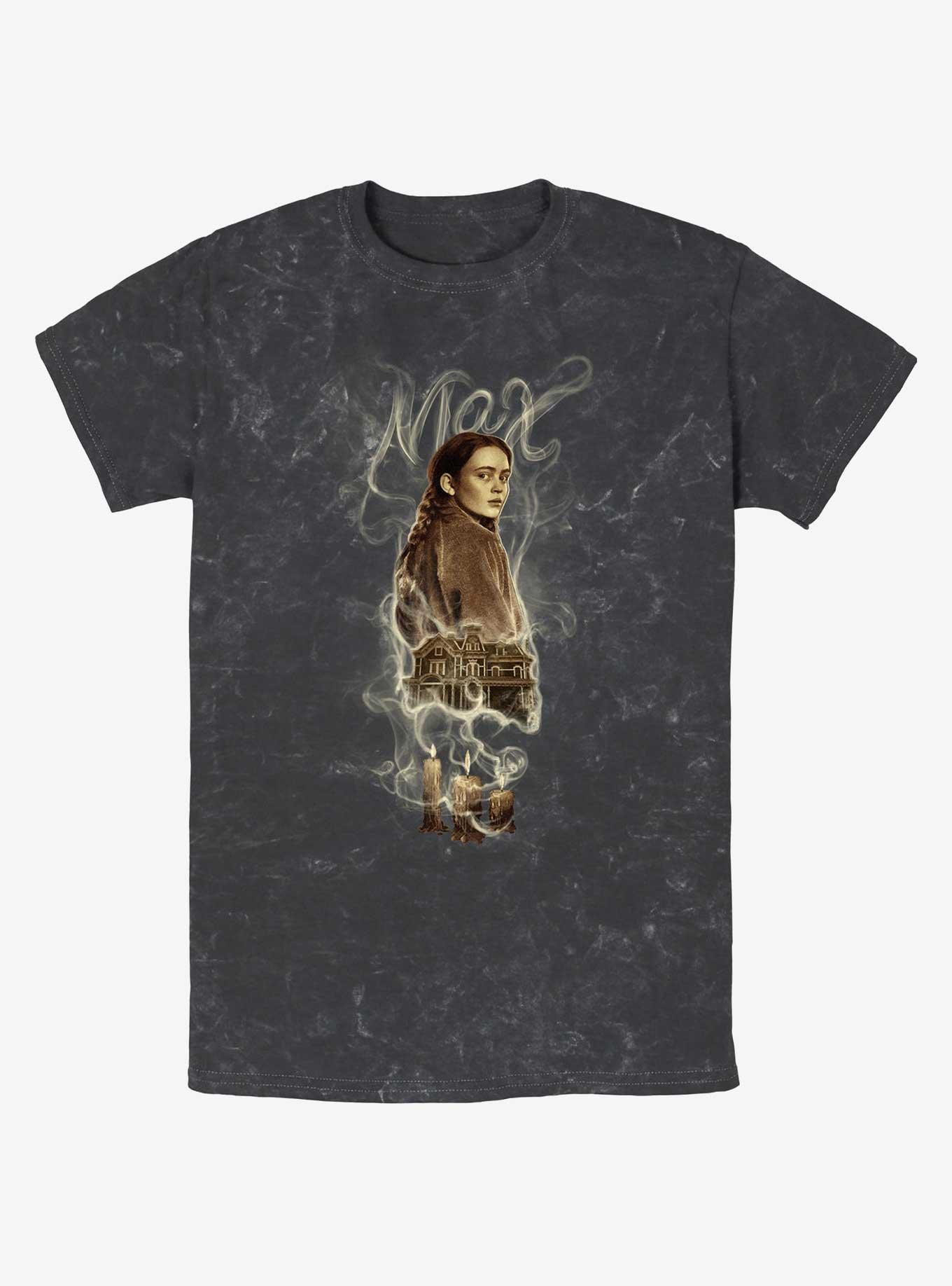 Stranger Things Max Badge Mineral Wash T-Shirt, , hi-res