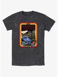 Stranger Things Retro Poster Mineral Wash T-Shirt, BLACK, hi-res