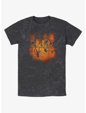 Stranger Things Spooky Upside Down Mineral Wash T-Shirt, , hi-res