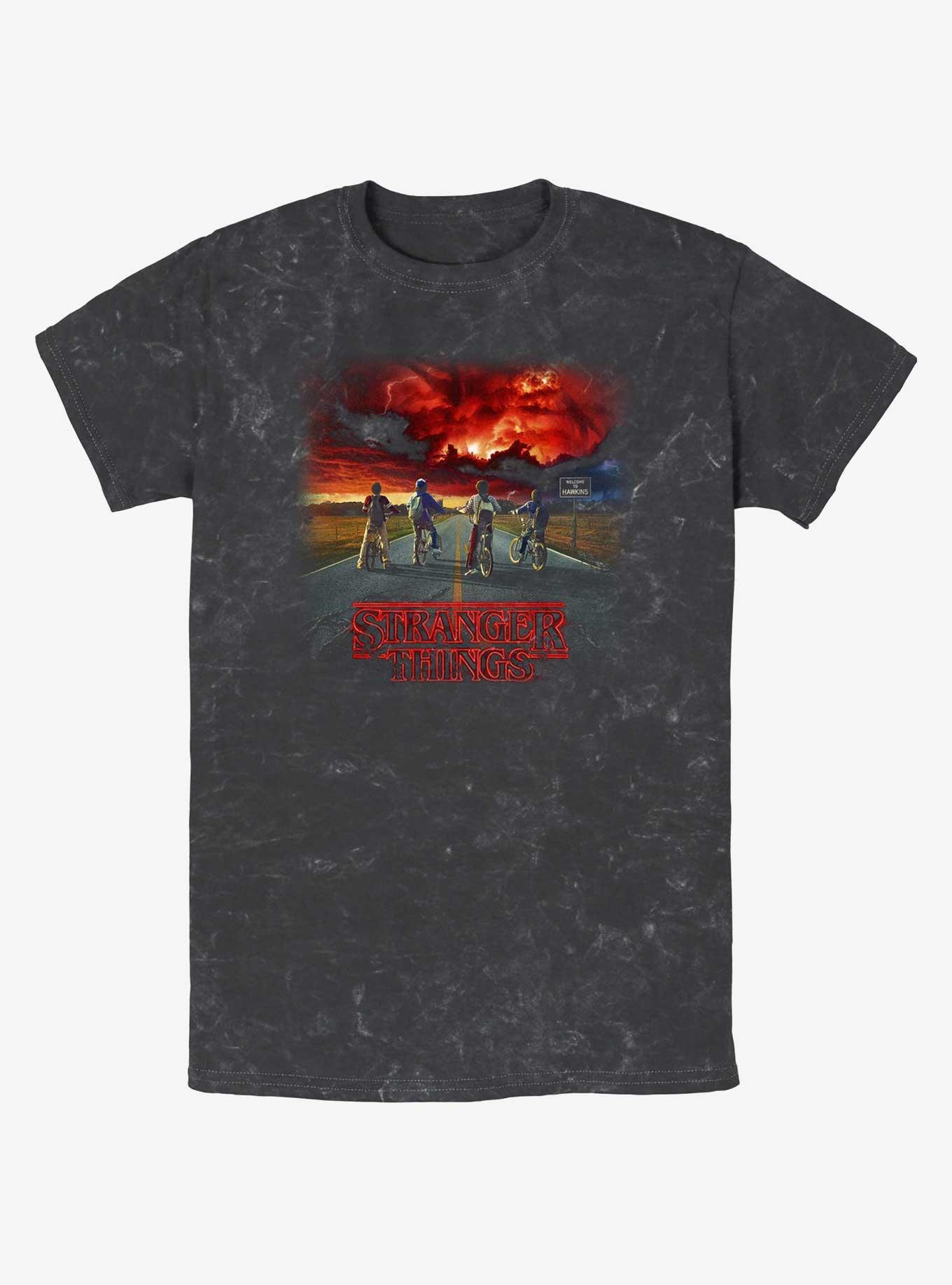 Stranger Things Where It Began Mineral Wash T-Shirt, , hi-res