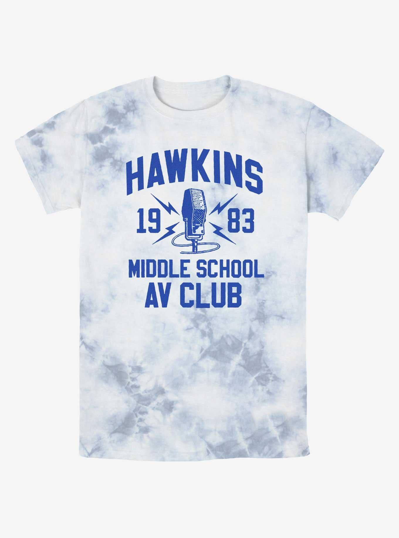 Stranger Things Hawkins AV Club Tie-Dye T-Shirt, , hi-res