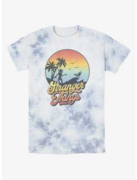 Stranger Things Retro Sun Tie-Dye T-Shirt, , hi-res