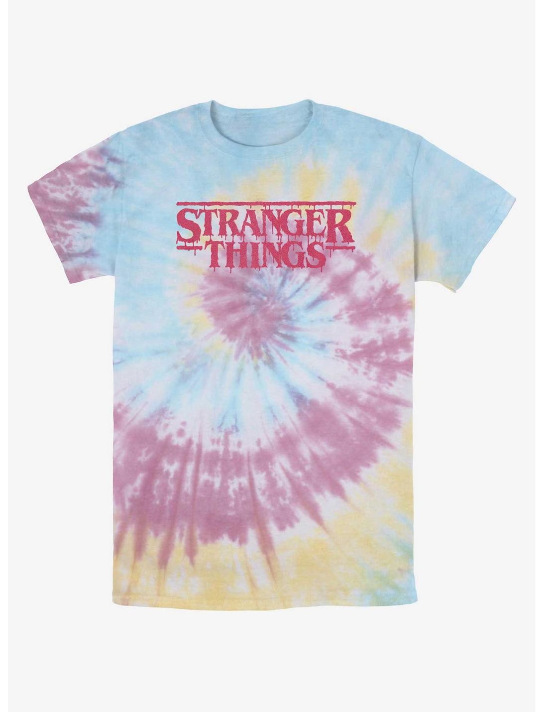 Stranger Things Spooky Logo Tie-Dye T-Shirt, BLUPNKLY, hi-res