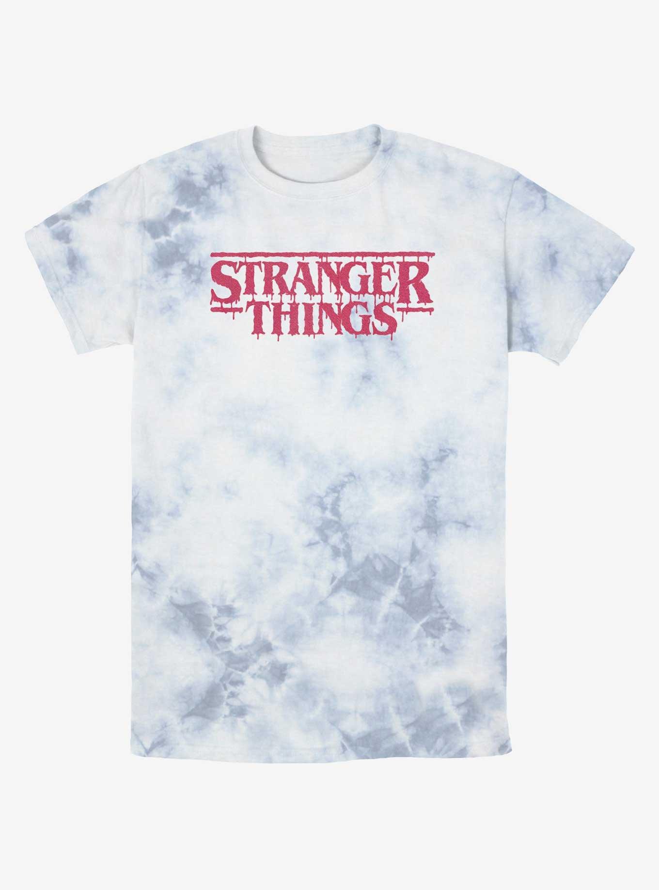 Stranger Things Spooky Logo Tie-Dye T-Shirt, , hi-res