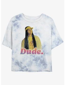 Stranger Things Argyle Dude Retro Tie-Dye Womens Crop T-Shirt, , hi-res