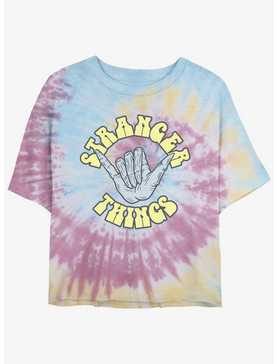 Stranger Things Rad Things Tie-Dye Womens Crop T-Shirt, , hi-res