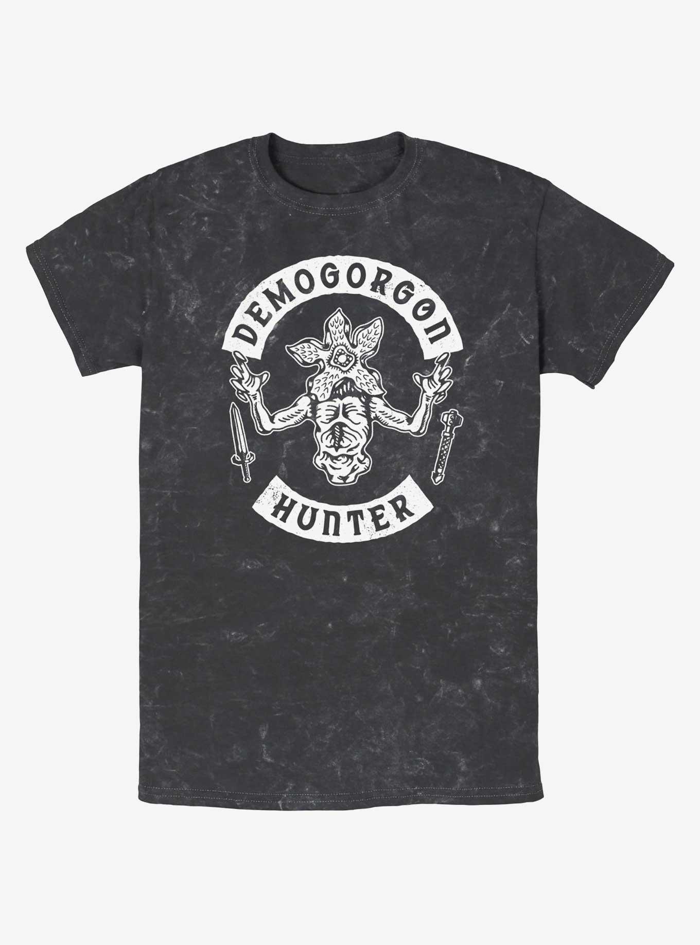 Stranger Things Demogorgon Hunter Mineral Wash T-Shirt, , hi-res