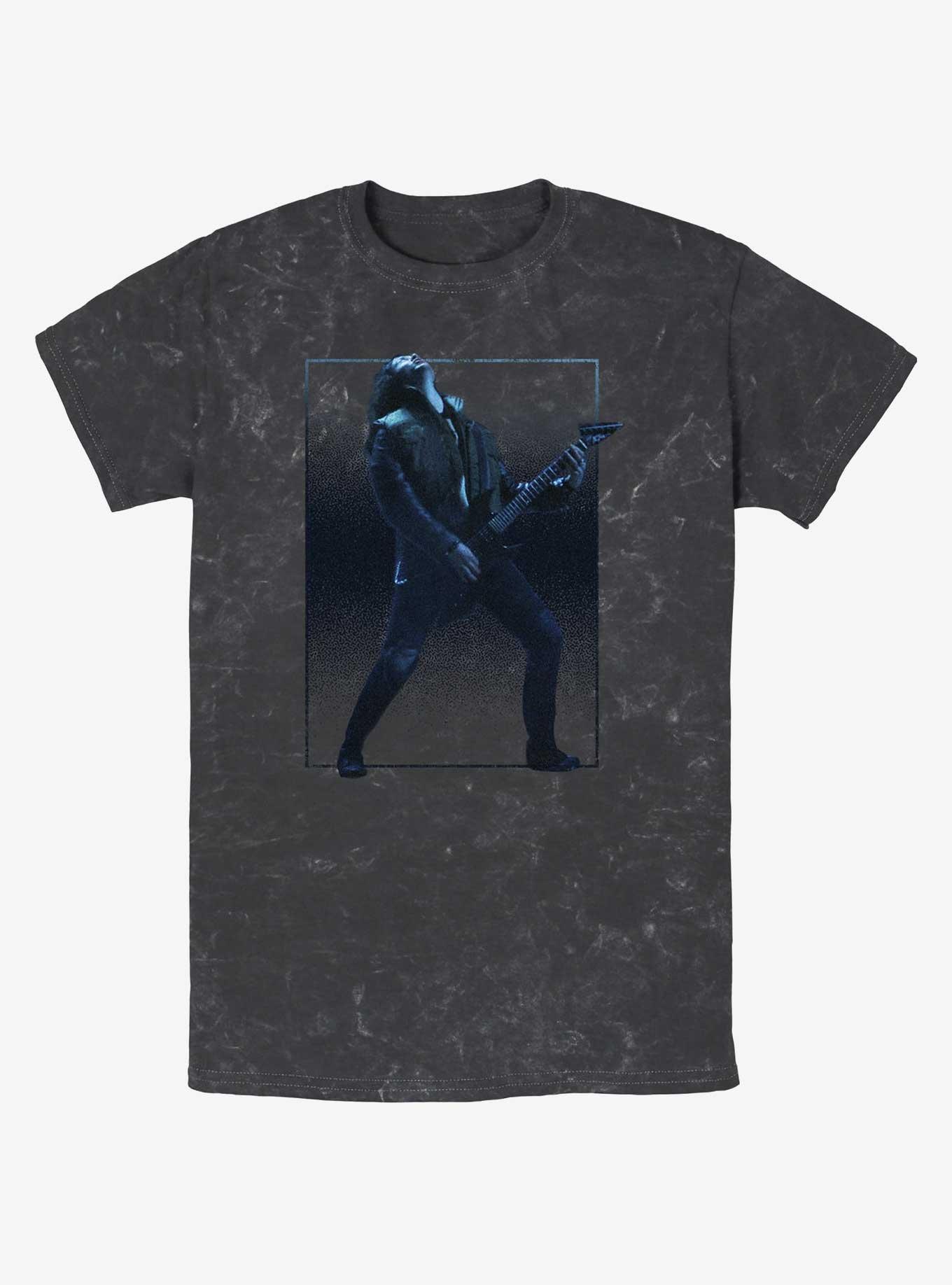 Stranger Things Eddie Munson Guitar Solo Mineral Wash T-Shirt, , hi-res