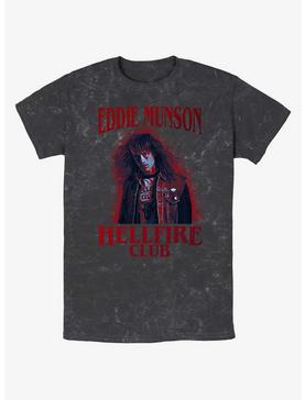 Stranger Things Eddie Munson Hellfire Club Portrait Mineral Wash T-Shirt, , hi-res
