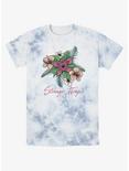 Stranger Things Floral Things Tie-Dye T-Shirt, WHITEBLUE, hi-res