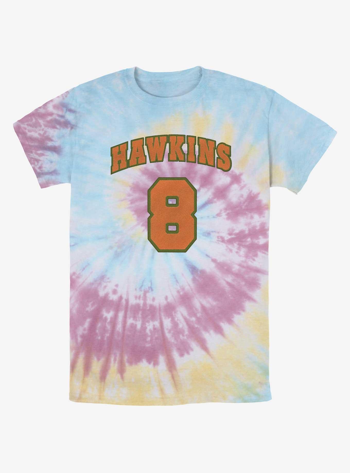 Stranger Things Hawkins Eight Tie-Dye T-Shirt, BLUPNKLY, hi-res