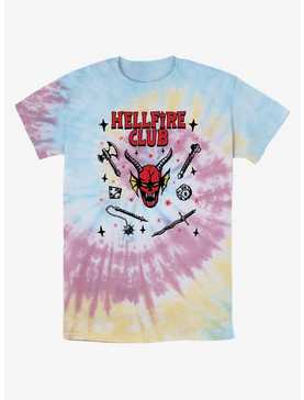 Stranger Things Textbook Hellfire Club Tie-Dye T-Shirt, , hi-res