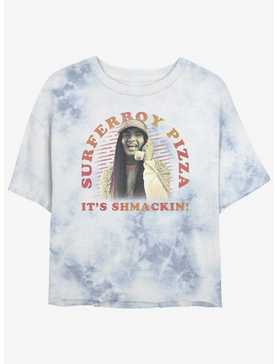 Stranger Things Argyle Shmackin Tie-Dye Womens Crop T-Shirt, , hi-res