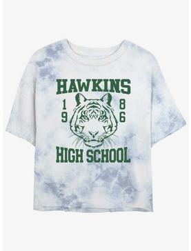 Stranger Things Hawkins High School 1986 Tie-Dye Womens Crop T-Shirt, , hi-res