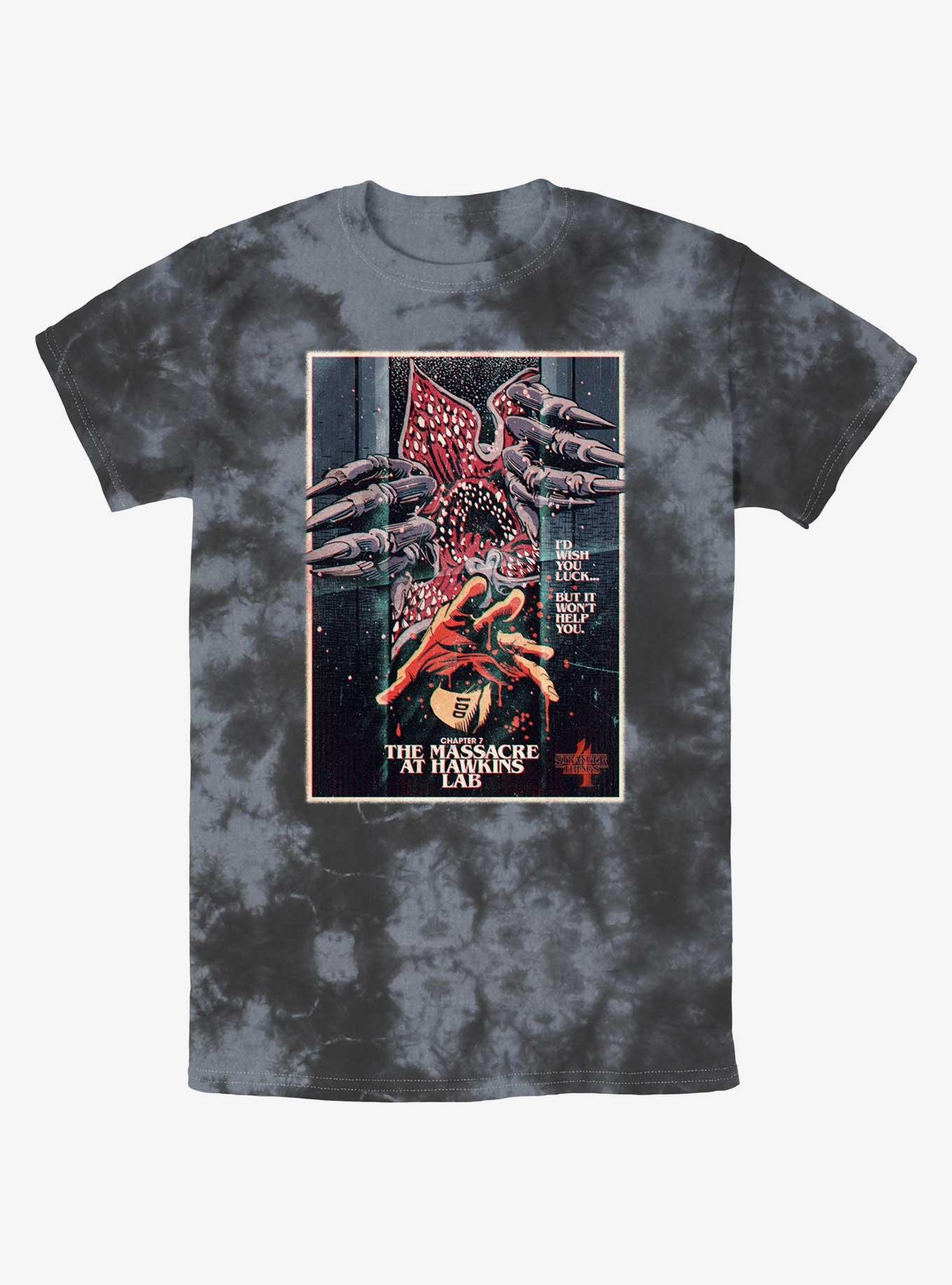 Stranger Things X Butcher Billy The Massacre At Hawkins Lab Tie-Dye T-Shirt, , hi-res