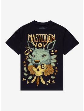 Mastodon Deer Skull Boyfriend Fit Girls T-Shirt, , hi-res