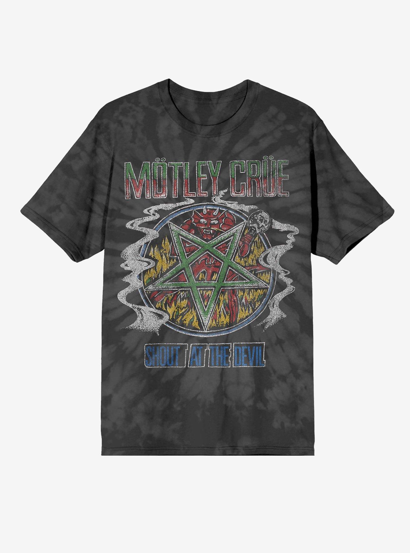 Motley Crue Shout At The Devil Boyfriend Fit Girls T-Shirt, BLACK, hi-res