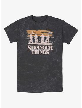 Stranger Things Into The Night Mineral Wash T-Shirt, , hi-res
