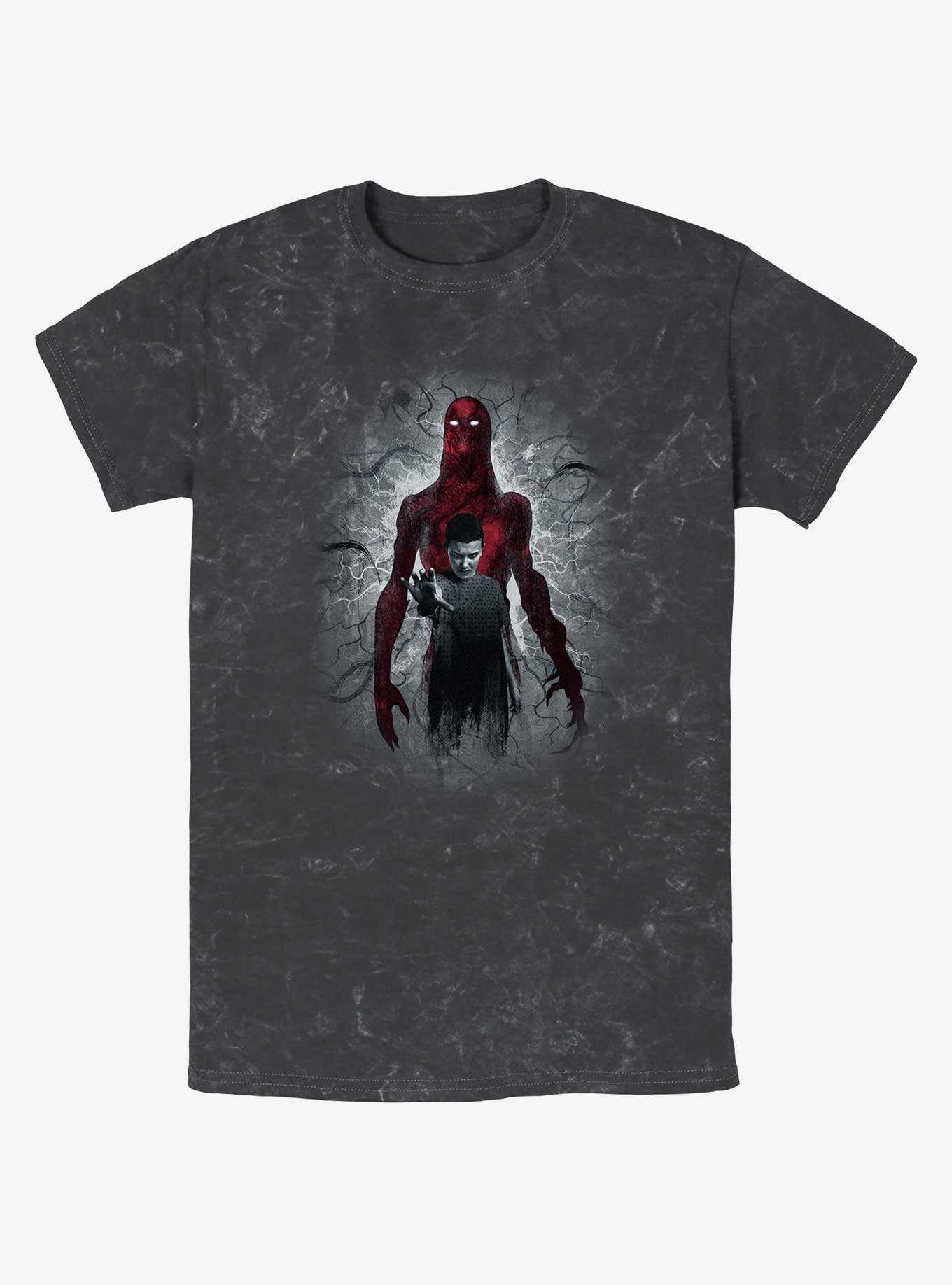 Stranger Things Vecna and Eleven Mineral Wash T-Shirt, , hi-res