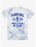 Stranger Things Hawkins AV Club Tie-Dye T-Shirt, WHITEBLUE, hi-res