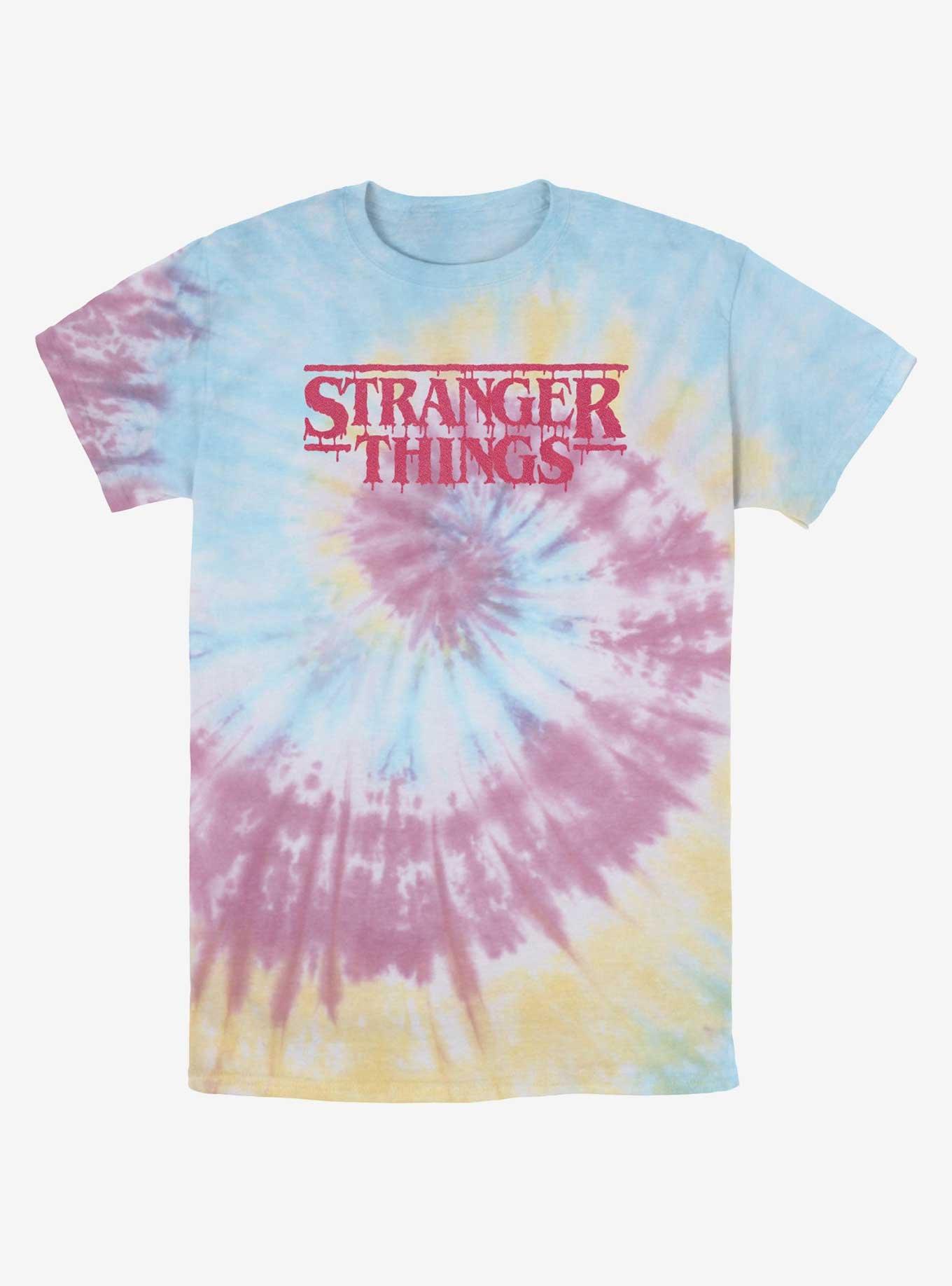 Stranger Things Spooky Logo Tie-Dye T-Shirt, , hi-res