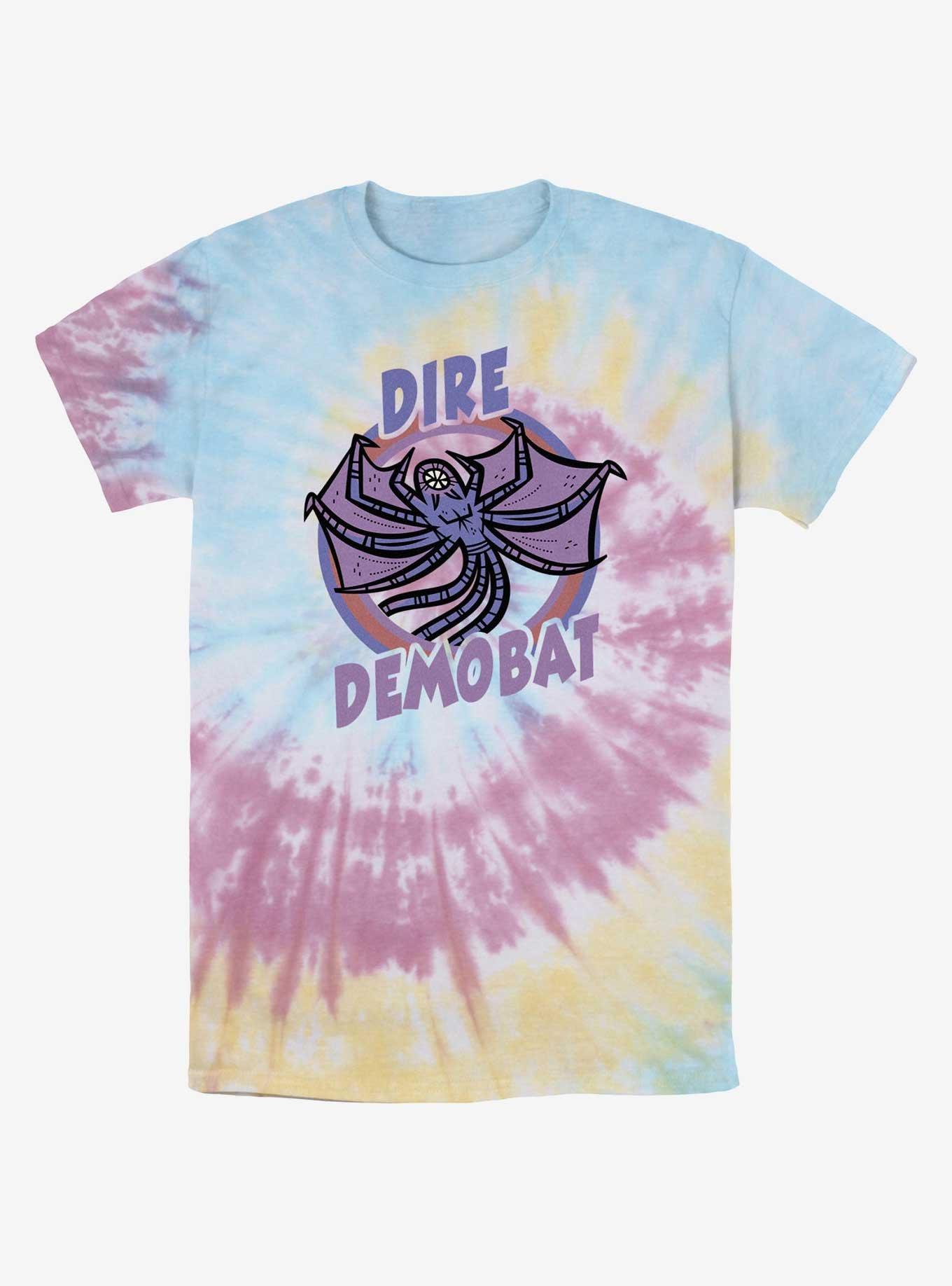 Stranger Things Dire Demobat Tie-Dye T-Shirt, BLUPNKLY, hi-res