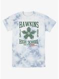 Stranger Things Hawkins High Demogorgons Tie-Dye T-Shirt, WHITEBLUE, hi-res