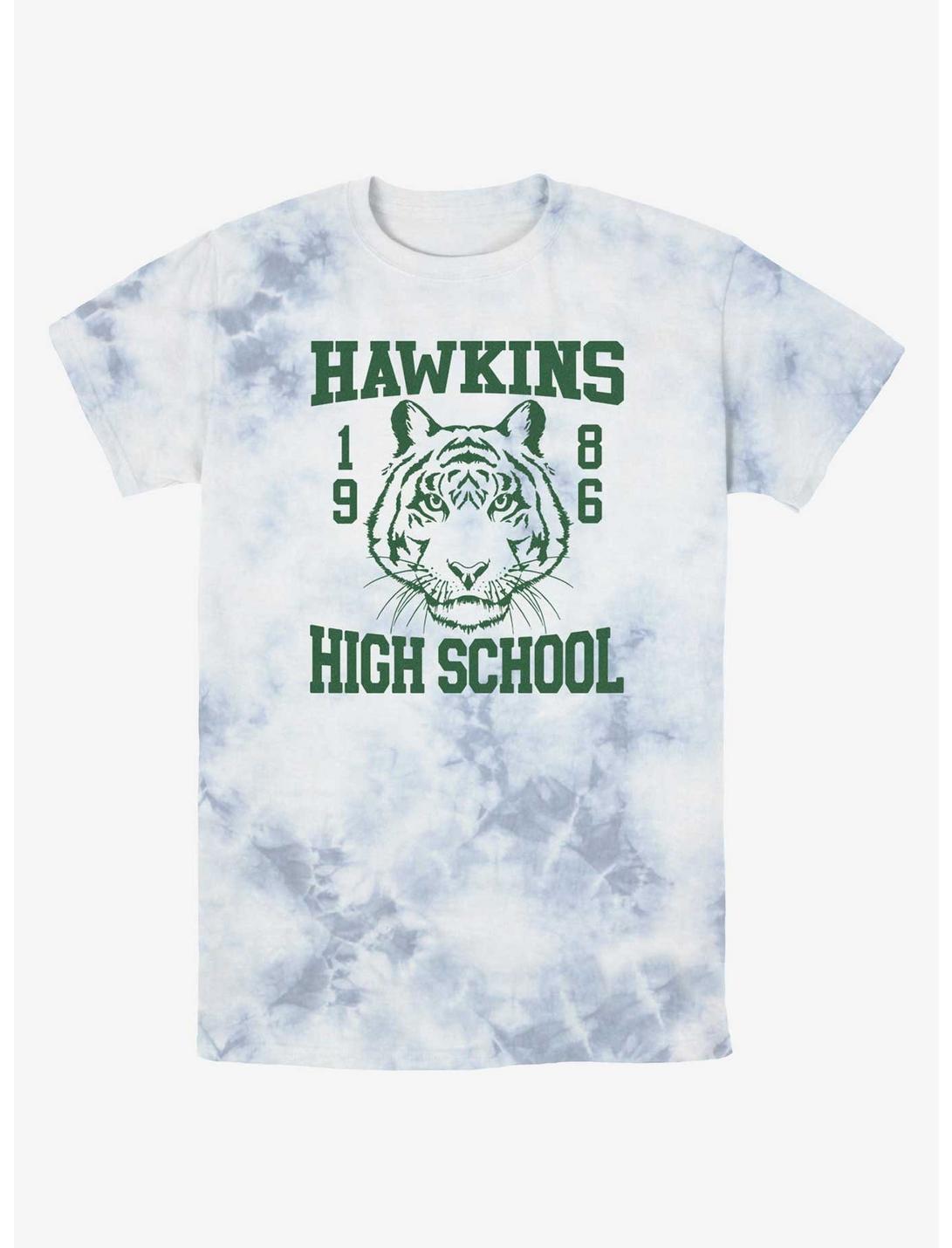 Stranger Things Hawkins High School 1986 Tie-Dye T-Shirt, WHITEBLUE, hi-res