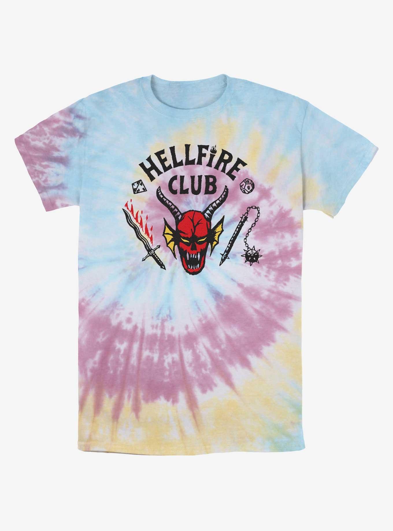 Stranger Things Hellfire Club Tie-Dye T-Shirt, , hi-res