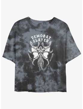 Stranger Things Demobat Slayer Tie-Dye Womens Crop T-Shirt, , hi-res
