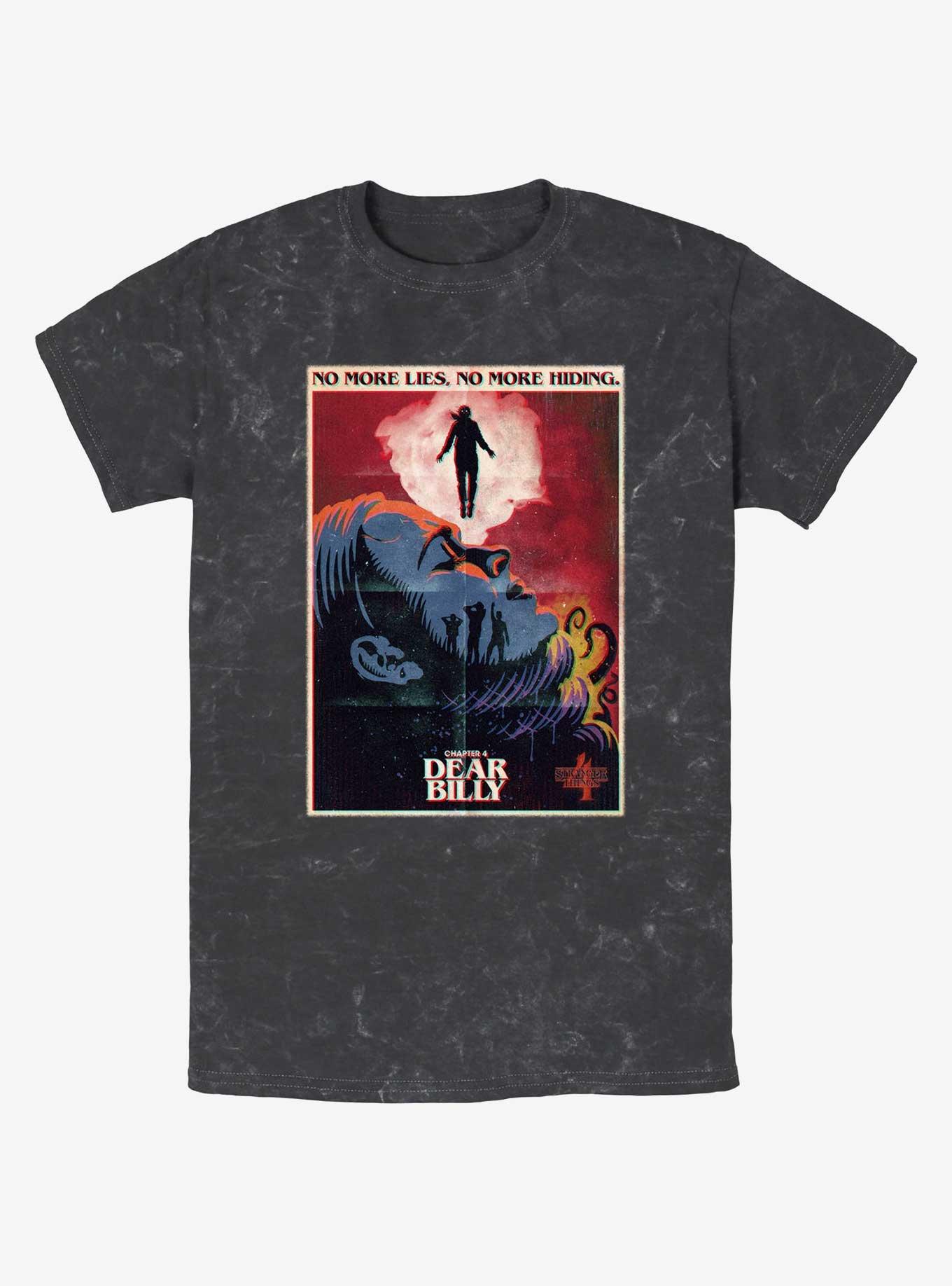 Stranger Things X Butcher Billy Dear Billy Mineral Wash T-Shirt, , hi-res