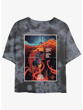 Stranger Things X Butcher Billy The Dive Tie-Dye Womens Crop T-Shirt, , hi-res