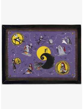 Disney The Nightmare Before Christmas Halloween Town Map Framed Canvas Wall Decor, , hi-res