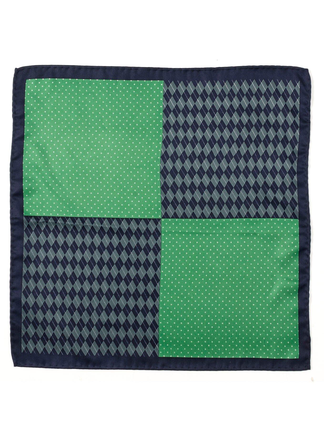 Argyle Dot Multi Pocket Square, , hi-res