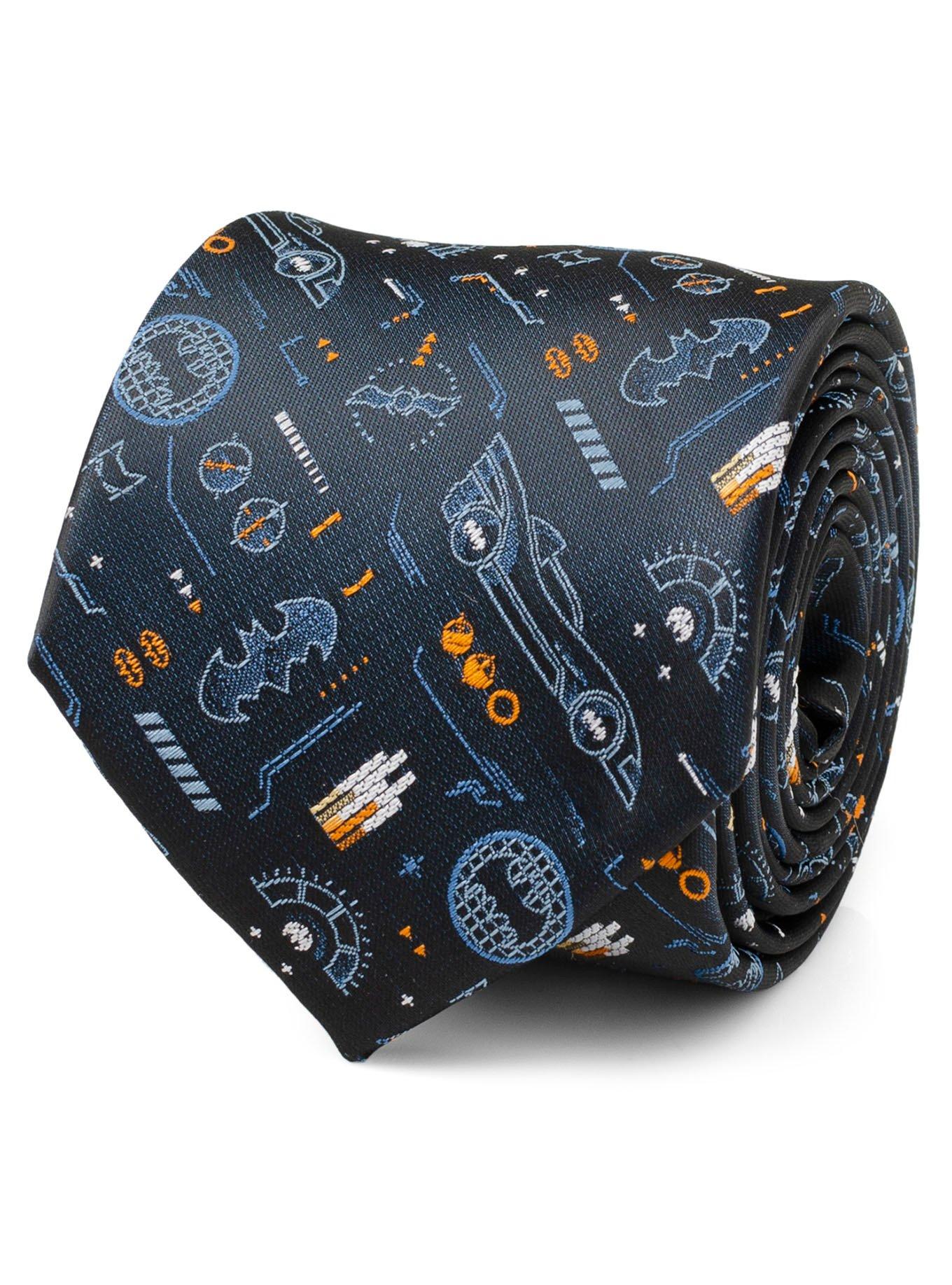 DC Comics Batman Batmobile Black Men's Tie, , hi-res