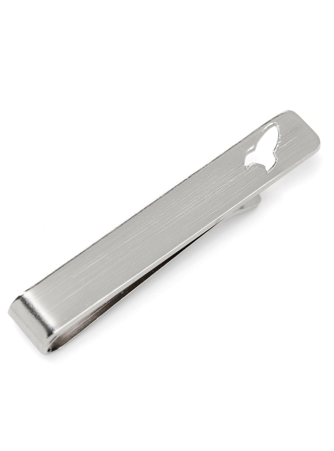 Disney Pixar Buzz Lightyear Cutout Hidden Message Silver Tie Bar, , hi-res