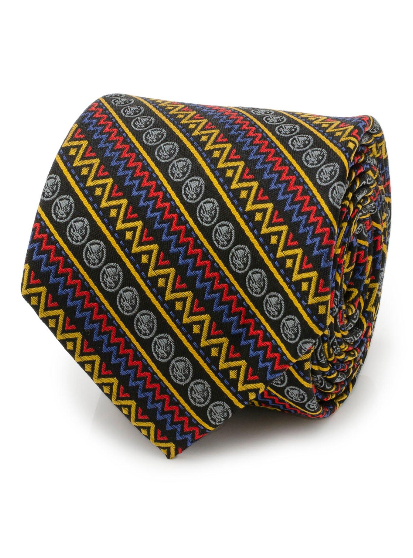 Marvel Black Panther Tribal Stripe Men's Tie, , hi-res