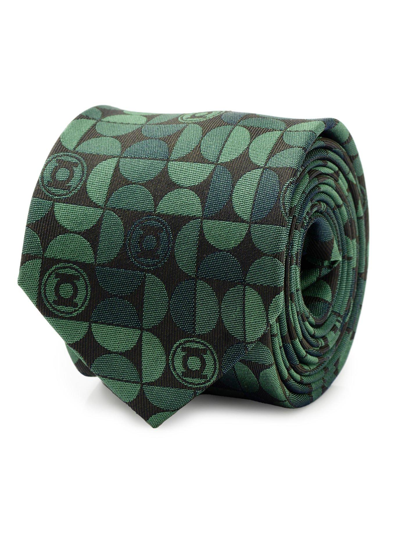 DC Comics Green Lantern Charcoal Men's Tie, , hi-res