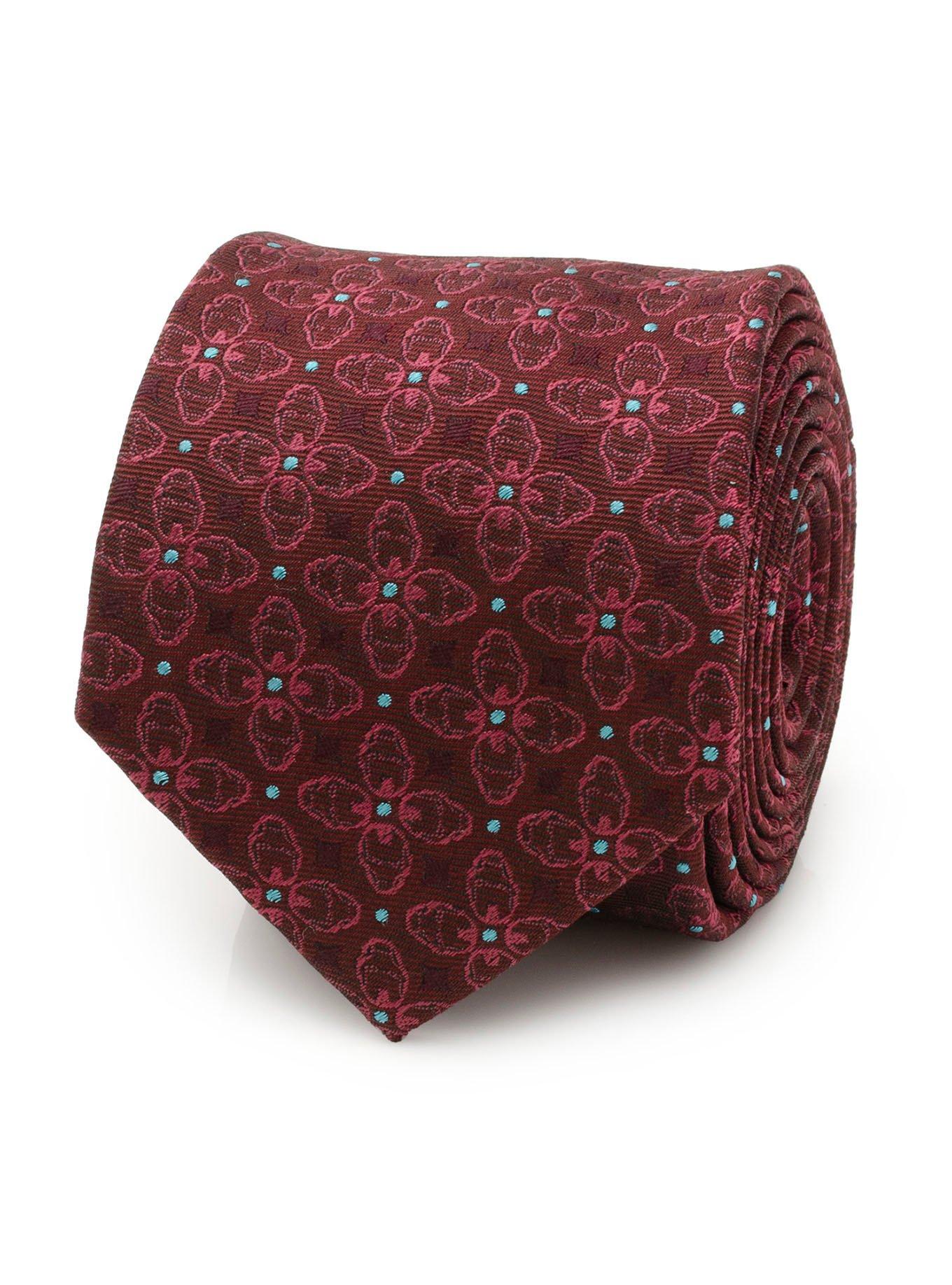 Marvel Iron Man Helmet Burgundy Multi Men's Tie, , hi-res