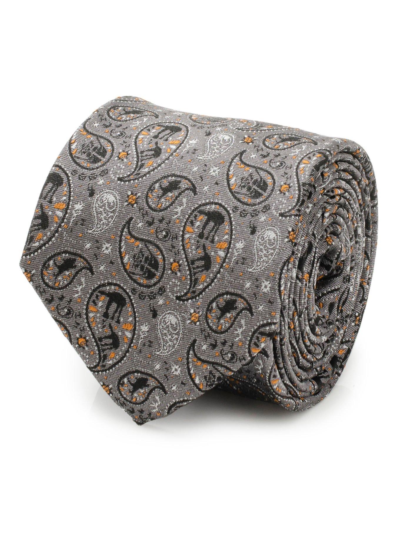 Star Wars Battle of Hoth Paisley Gray Men's Tie, , hi-res